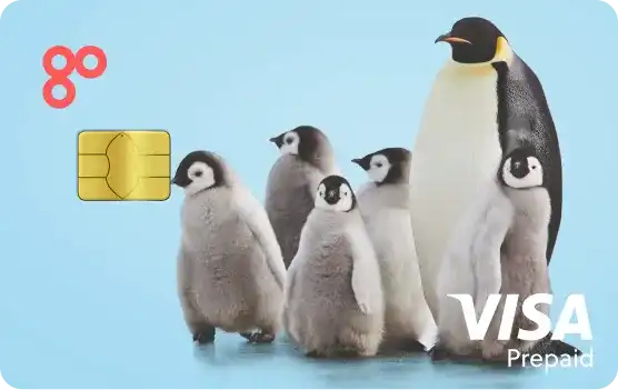 Penguin debit card design