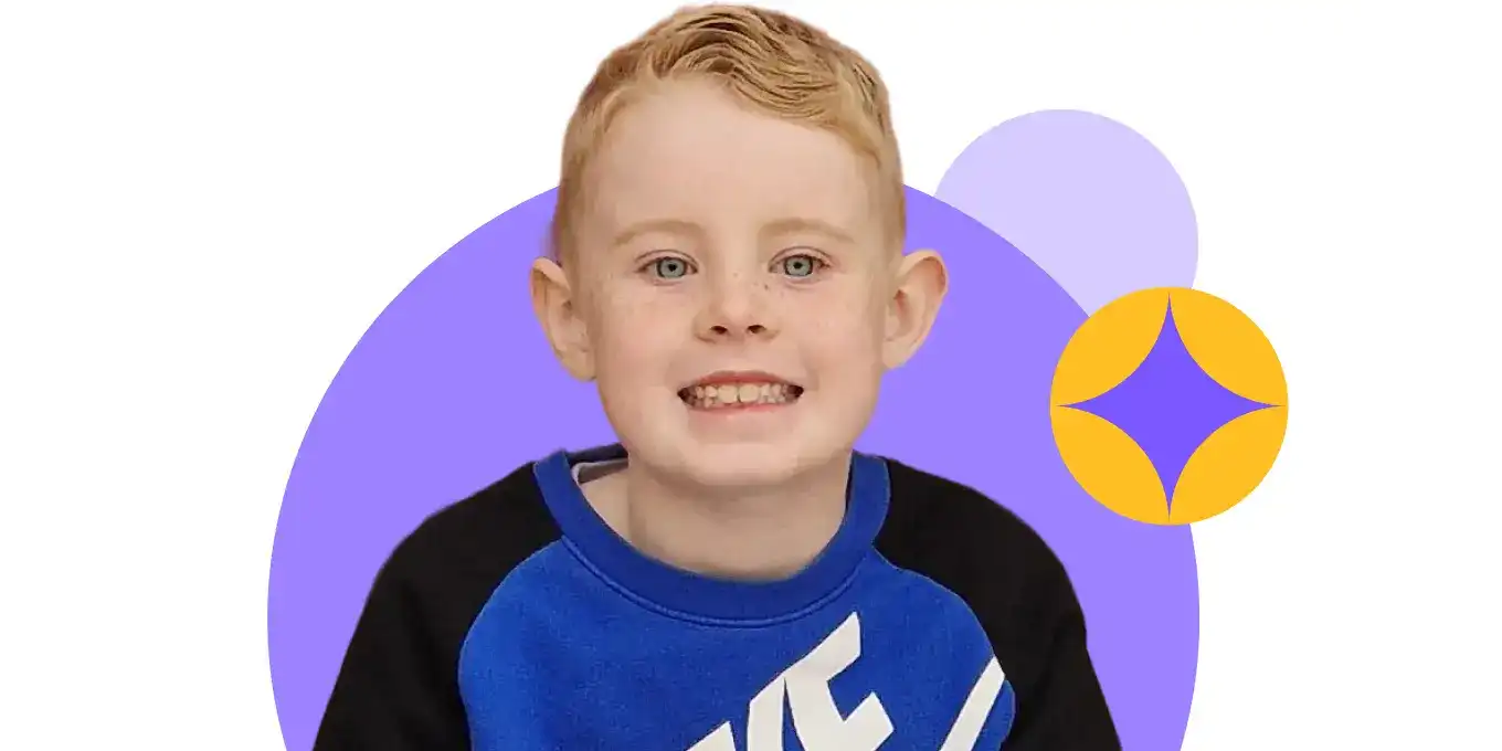 Harrison, aged 7 Harrison, aged 7