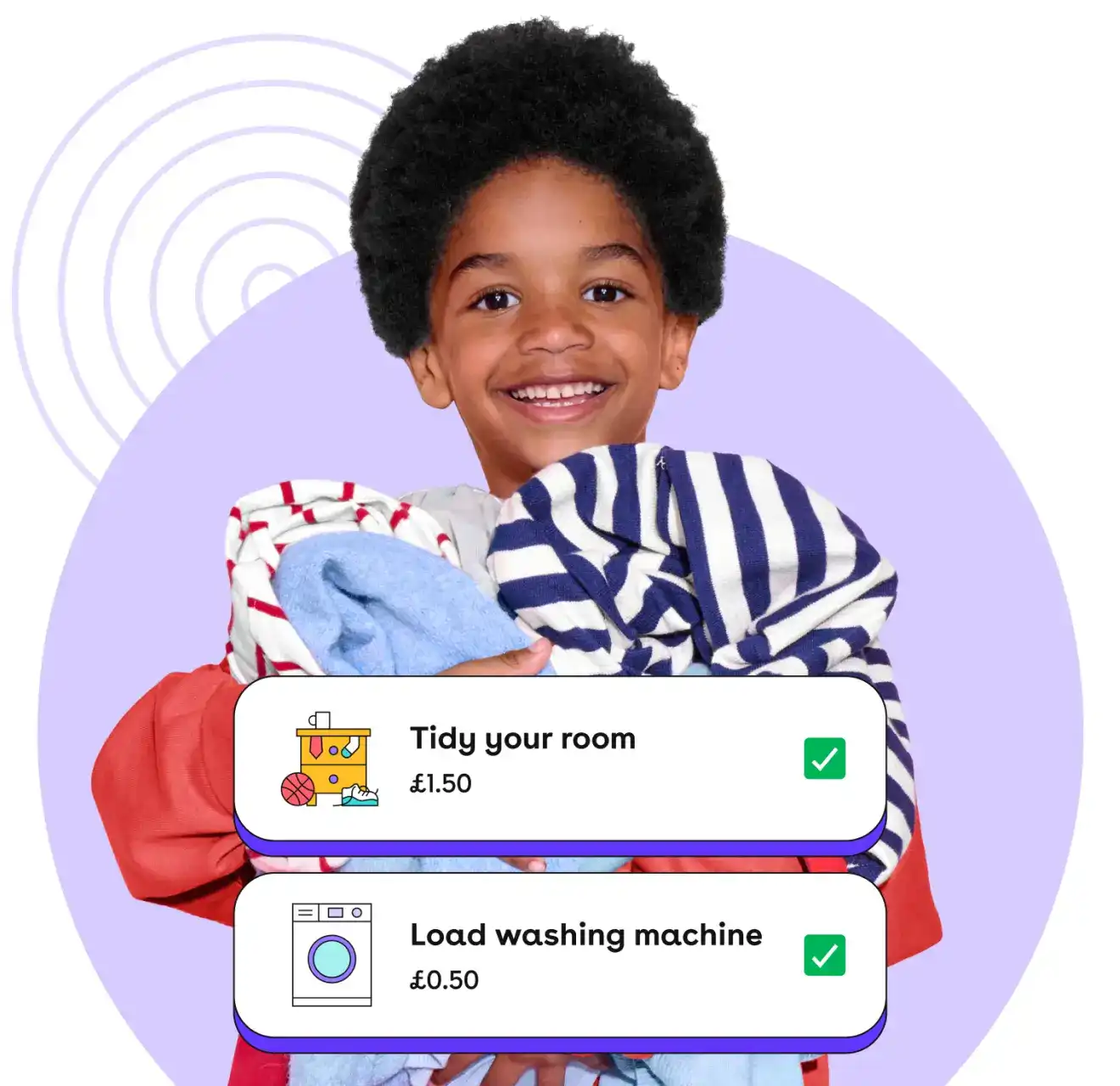Send rewards for completed chores